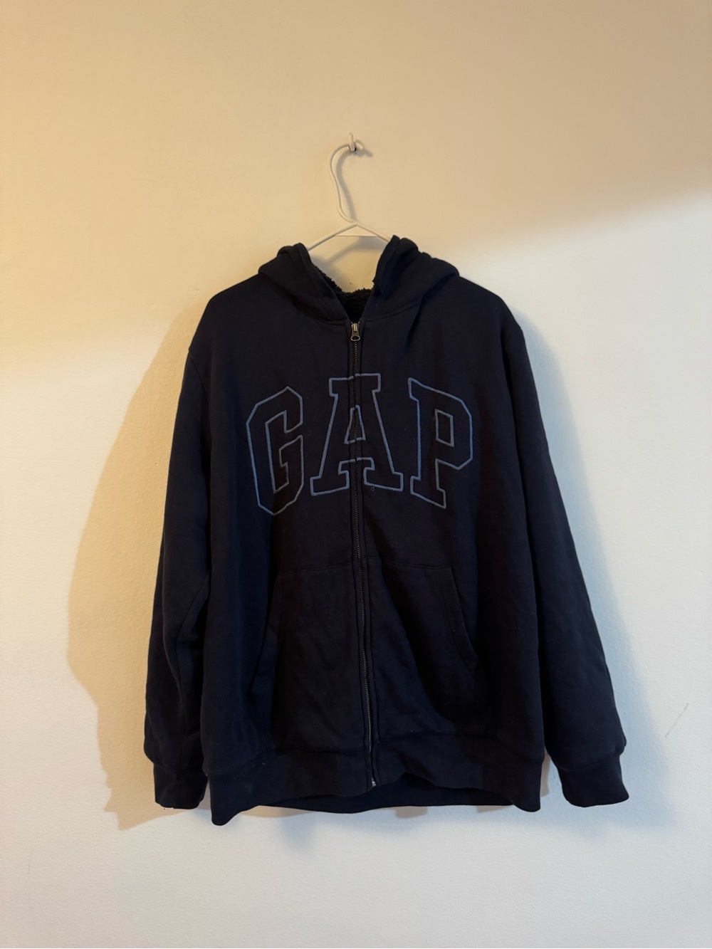 GAP Navy Zip-Up Hoodie Jacket